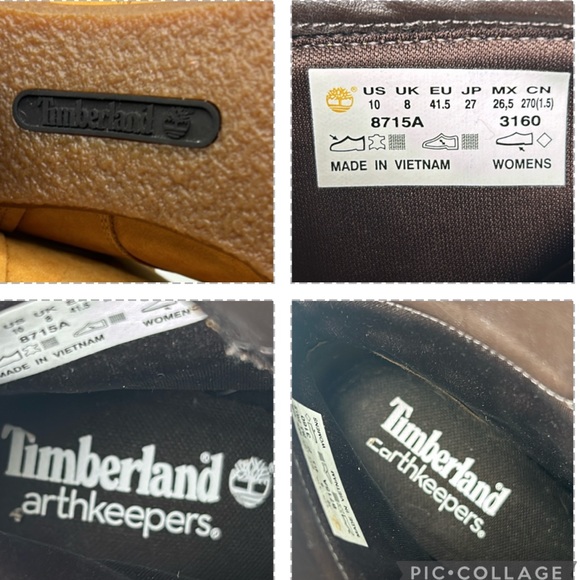 Timberland 🧡 Earthkeepers Women's Workboot Style Chunky High Heel Boot Shoes - Picture 7 of 16
